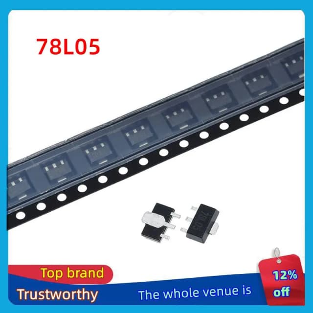 TZT 10/50PCS 78L05 5V per modulo di alimentazione