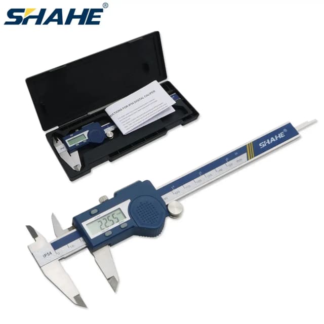 SHAHE Calibro digitale in acciaio inossidabile temprato Calibro elettronico a corsoio Micrometro Strumenti di misurazione