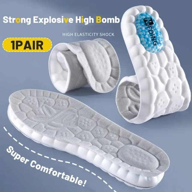 Solette sportive spesse per uomini e donne, completamente imbottite con antiodore, che assorbono il sudore, traspiranti, ad alta elasticità per una lunga durata