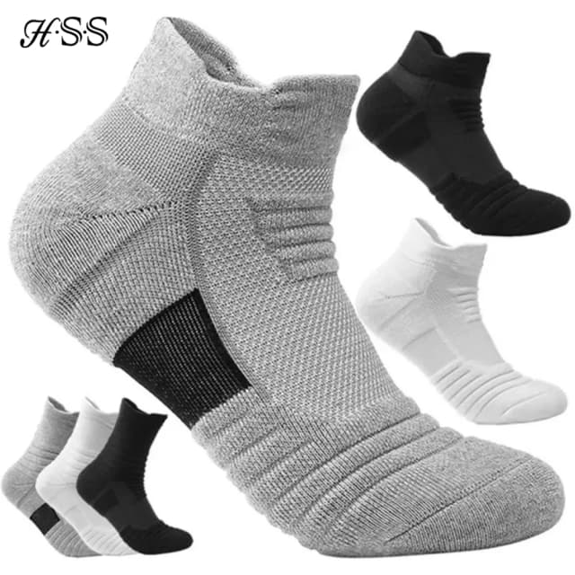 1/3 paia di calzini da calcio antiscivolo da uomo calzino di cotone corto tubo lungo calcio basket calzini sportivi calzino deodorante traspirante 39-45
